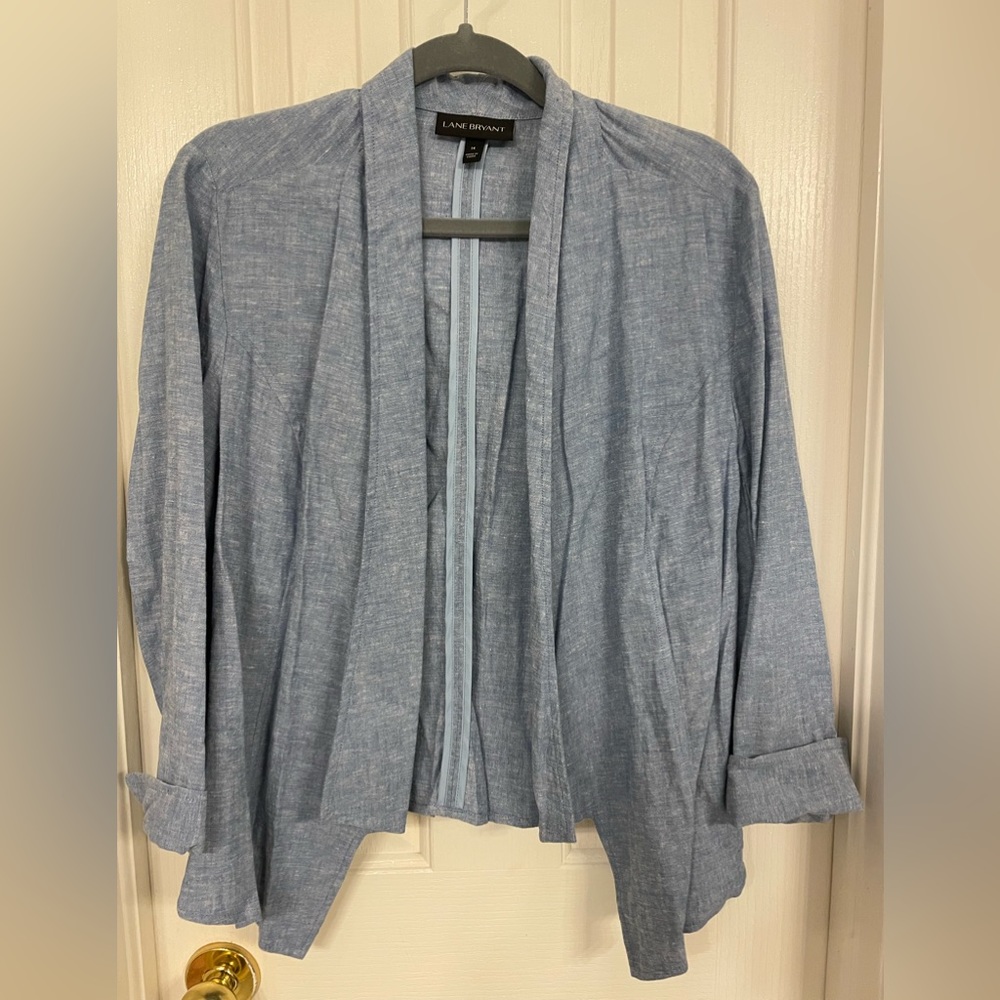Lane Bryant 14 linen blend Jacket